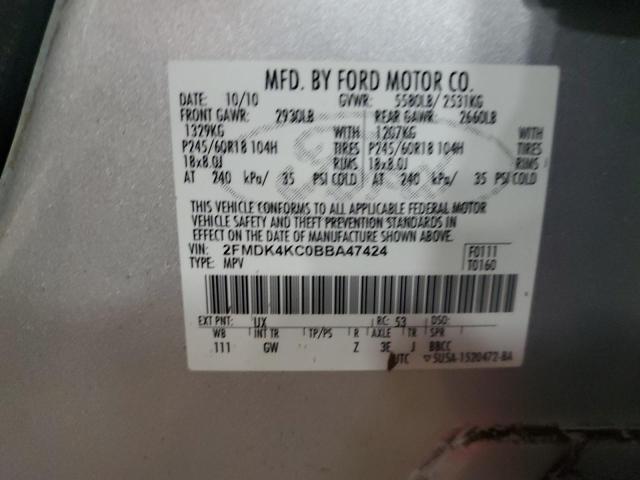 Photo 12 VIN: 2FMDK4KC0BBA47424 - FORD EDGE 