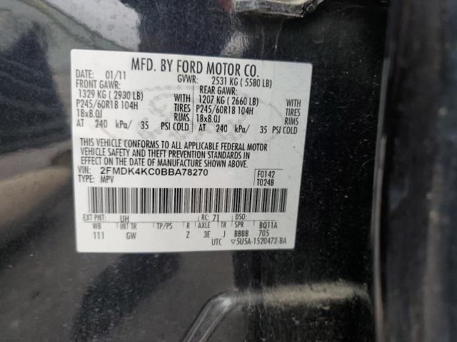 Photo 13 VIN: 2FMDK4KC0BBA78270 - FORD EDGE LIMIT 