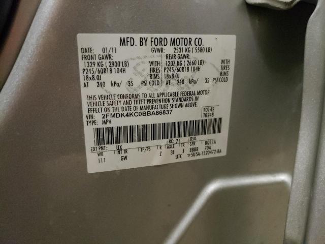 Photo 12 VIN: 2FMDK4KC0BBA86837 - FORD EDGE LIMIT 