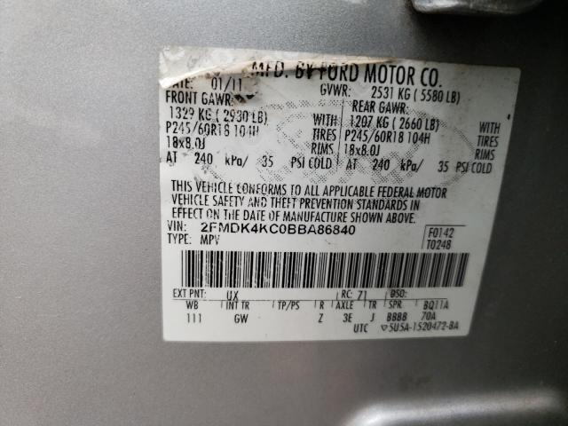 Photo 12 VIN: 2FMDK4KC0BBA86840 - FORD EDGE 