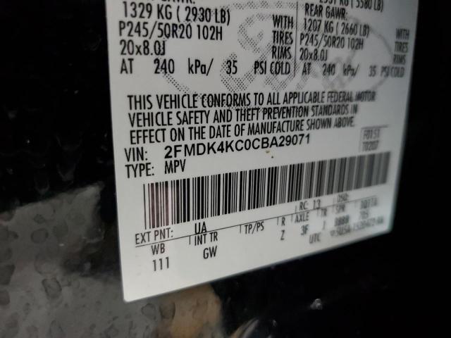 Photo 11 VIN: 2FMDK4KC0CBA29071 - FORD EDGE LIMIT 