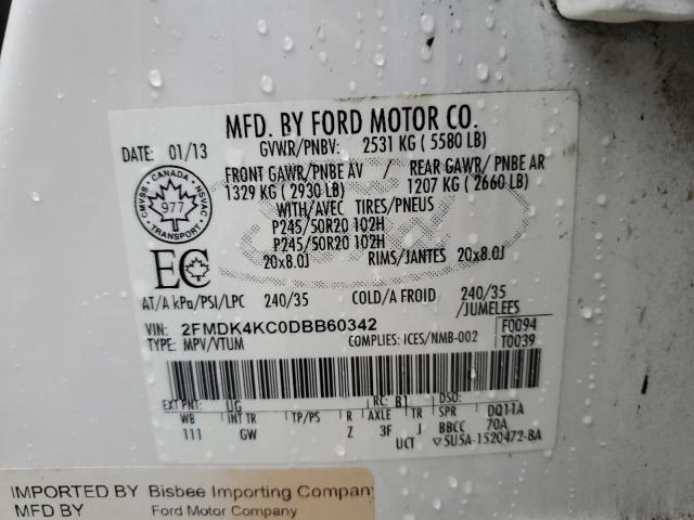 Photo 13 VIN: 2FMDK4KC0DBB60342 - FORD EDGE 