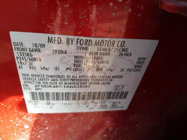 Photo 12 VIN: 2FMDK4KC1ABA55384 - FORD EDGE LIMIT 