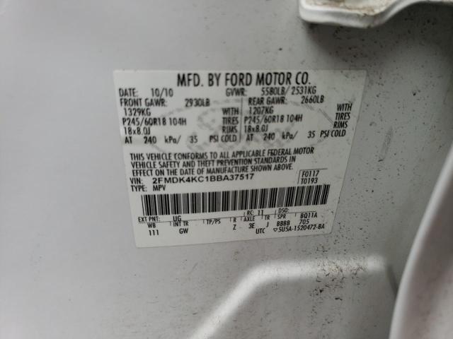 Photo 11 VIN: 2FMDK4KC1BBA37517 - FORD EDGE 