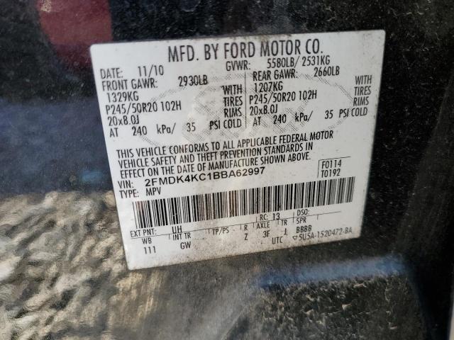 Photo 12 VIN: 2FMDK4KC1BBA62997 - FORD EDGE LIMIT 