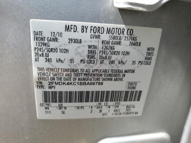 Photo 12 VIN: 2FMDK4KC1BBA66788 - FORD EDGE 