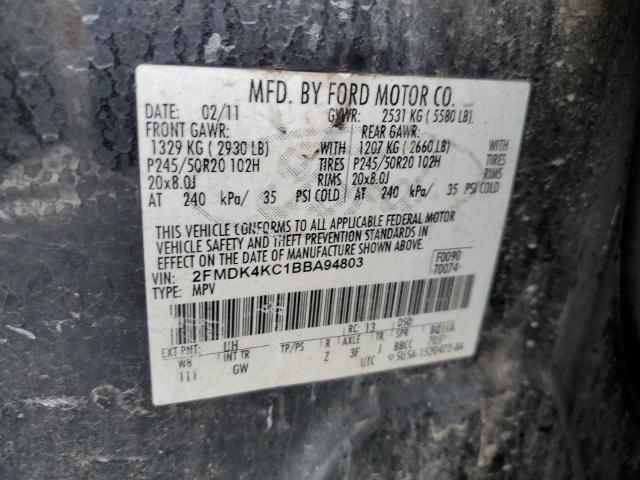 Photo 12 VIN: 2FMDK4KC1BBA94803 - FORD EDGE 