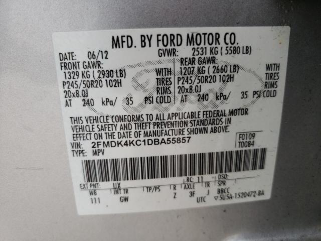 Photo 9 VIN: 2FMDK4KC1DBA55857 - FORD EDGE LIMIT 