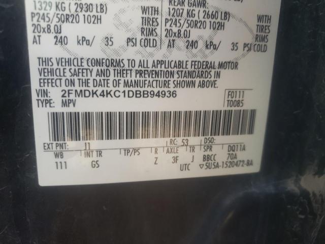 Photo 13 VIN: 2FMDK4KC1DBB94936 - FORD EDGE LIMIT 