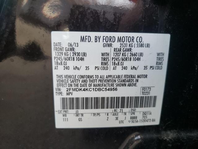 Photo 9 VIN: 2FMDK4KC1DBC54956 - FORD EDGE LIMIT 