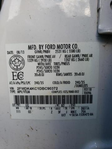 Photo 12 VIN: 2FMDK4KC1DBC90372 - FORD EDGE 