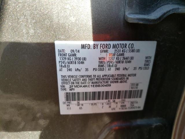 Photo 9 VIN: 2FMDK4KC1EBB30459 - FORD EDGE LIMIT 