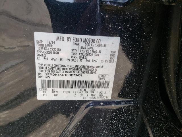 Photo 9 VIN: 2FMDK4KC1EBB73439 - FORD EDGE LIMIT 