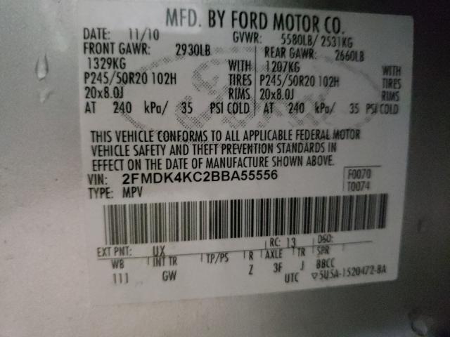 Photo 9 VIN: 2FMDK4KC2BBA55556 - FORD EDGE LIMIT 