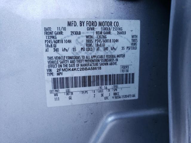 Photo 12 VIN: 2FMDK4KC2BBA58618 - FORD EDGE LIMIT 