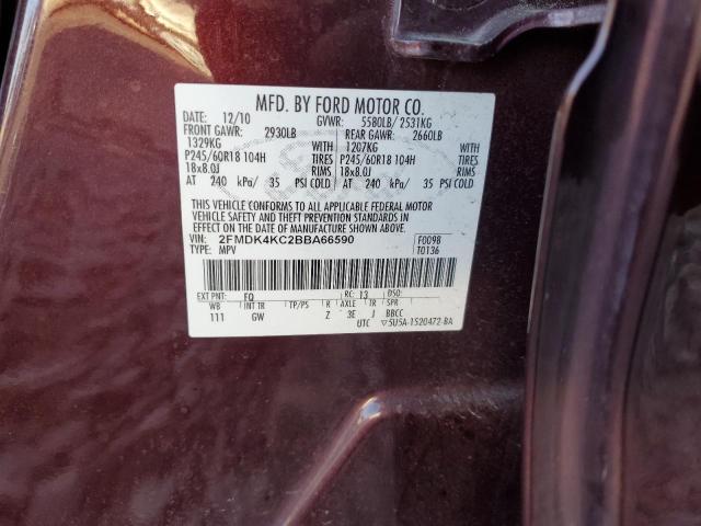 Photo 13 VIN: 2FMDK4KC2BBA66590 - FORD EDGE LIMIT 