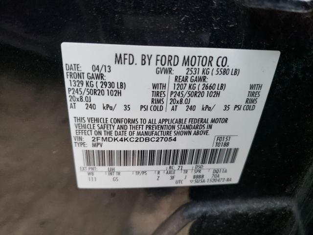 Photo 12 VIN: 2FMDK4KC2DBC27054 - FORD EDGE LIMIT 