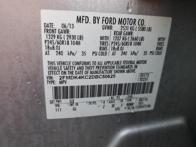 Photo 12 VIN: 2FMDK4KC2DBC50625 - FORD EDGE LIMIT 