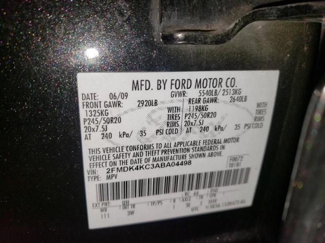 Photo 9 VIN: 2FMDK4KC3ABA04498 - FORD EDGE LIMIT 