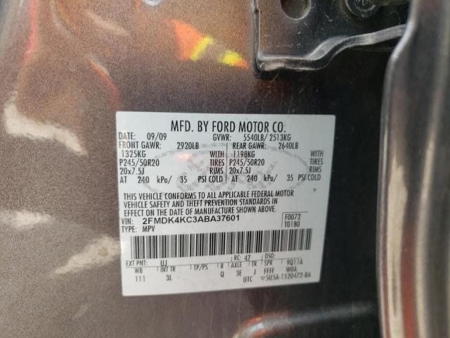 Photo 9 VIN: 2FMDK4KC3ABA37601 - FORD EDGE LIMIT 