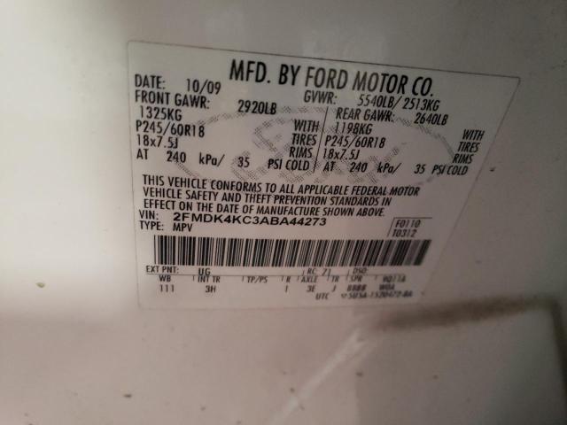 Photo 11 VIN: 2FMDK4KC3ABA44273 - FORD EDGE 