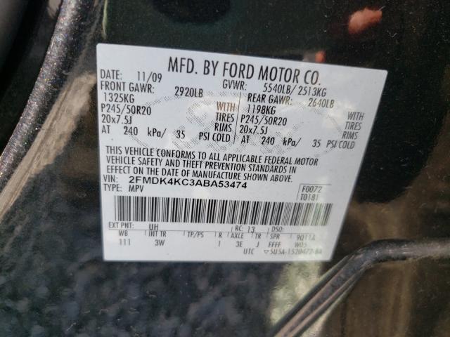 Photo 9 VIN: 2FMDK4KC3ABA53474 - FORD EDGE LIMIT 