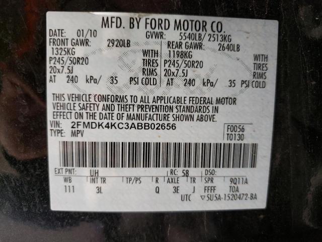 Photo 9 VIN: 2FMDK4KC3ABB02656 - FORD EDGE LIMIT 