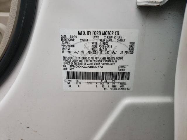 Photo 9 VIN: 2FMDK4KC3ABB27573 - FORD EDGE LIMIT 