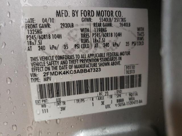 Photo 11 VIN: 2FMDK4KC3ABB47323 - FORD EDGE 