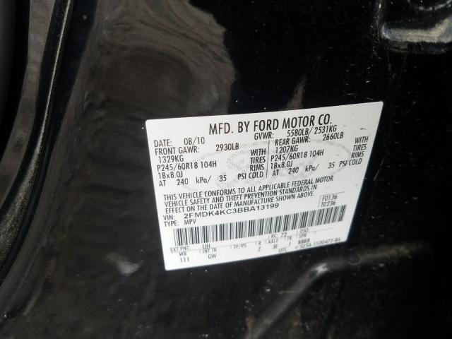 Photo 9 VIN: 2FMDK4KC3BBA13199 - FORD EDGE LIMIT 