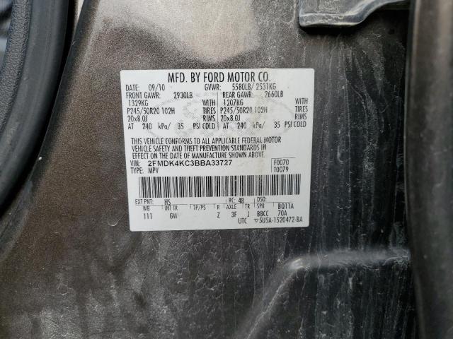 Photo 13 VIN: 2FMDK4KC3BBA33727 - FORD EDGE 