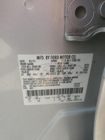 Photo 13 VIN: 2FMDK4KC3BBB40342 - FORD EDGE 