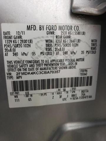 Photo 13 VIN: 2FMDK4KC3CBA70357 - FORD EDGE LIMIT 