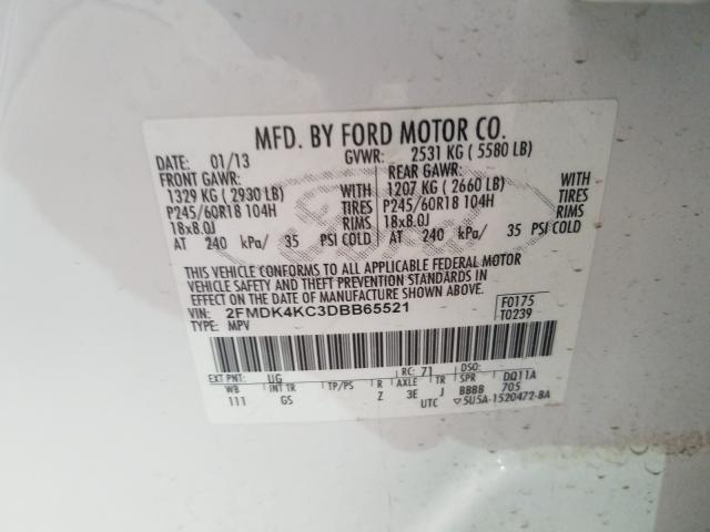 Photo 9 VIN: 2FMDK4KC3DBB65521 - FORD EDGE LIMIT 