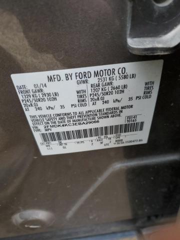 Photo 11 VIN: 2FMDK4KC3EBA29066 - FORD EDGE 