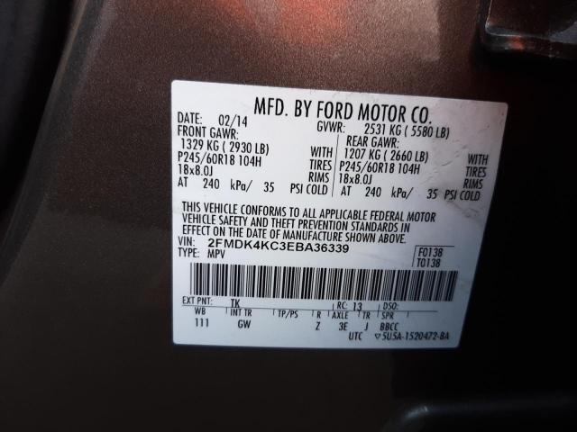 Photo 13 VIN: 2FMDK4KC3EBA36339 - FORD EDGE 