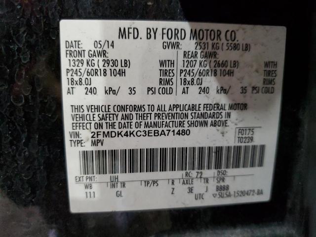 Photo 11 VIN: 2FMDK4KC3EBA71480 - FORD EDGE 