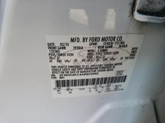 Photo 12 VIN: 2FMDK4KC4ABB32992 - FORD EDGE 