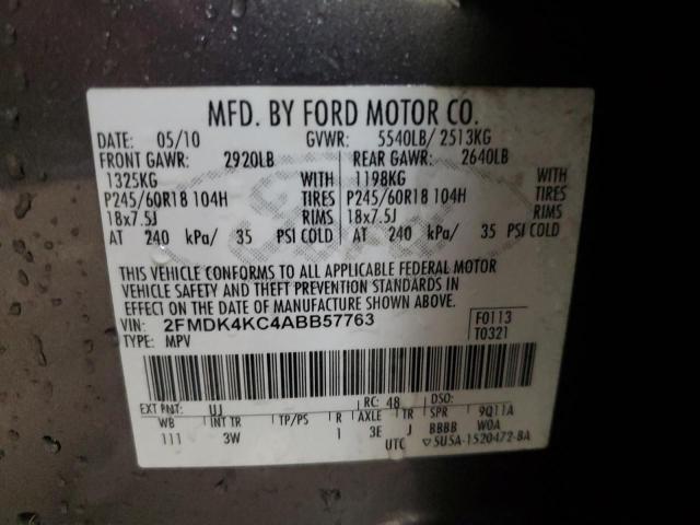 Photo 12 VIN: 2FMDK4KC4ABB57763 - FORD EDGE LIMIT 