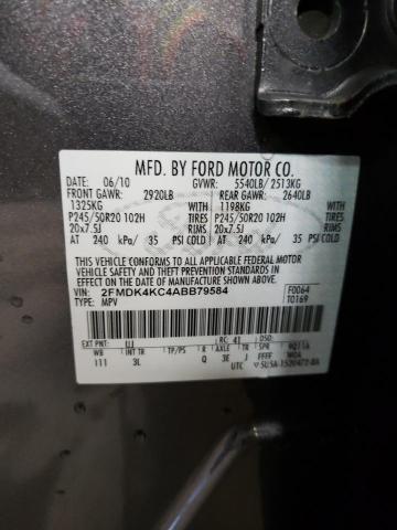 Photo 11 VIN: 2FMDK4KC4ABB79584 - FORD EDGE LIMIT 