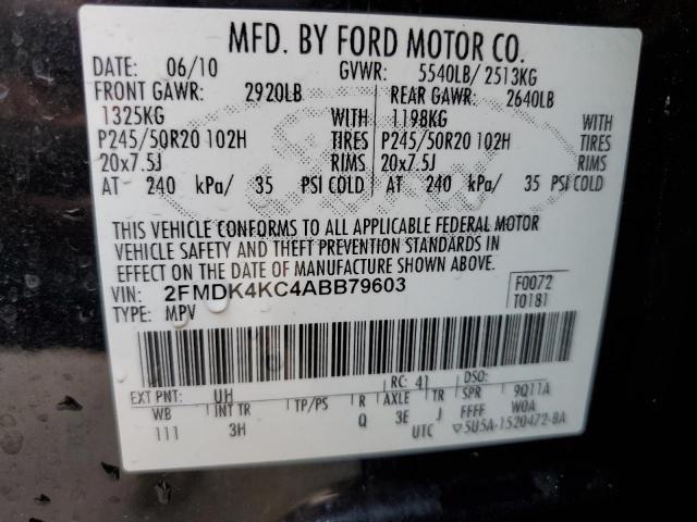 Photo 12 VIN: 2FMDK4KC4ABB79603 - FORD EDGE LIMIT 