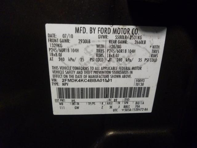 Photo 9 VIN: 2FMDK4KC4BBA01501 - FORD EDGE LIMIT 