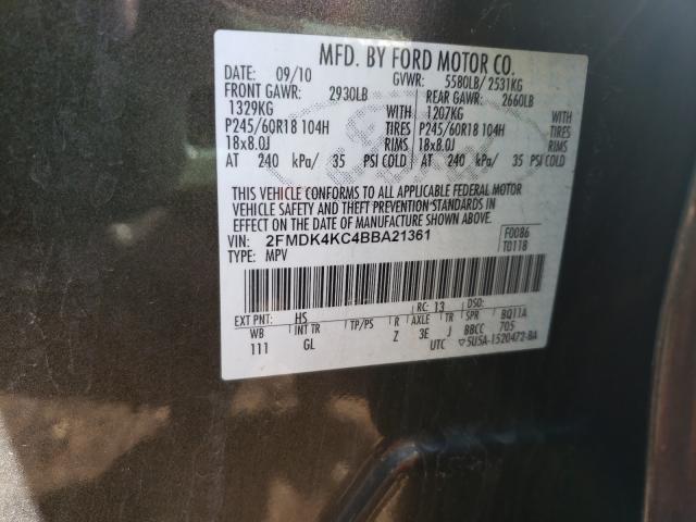 Photo 9 VIN: 2FMDK4KC4BBA21361 - FORD EDGE LIMIT 