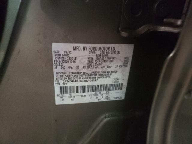 Photo 9 VIN: 2FMDK4KC4DBA04692 - FORD EDGE LIMIT 