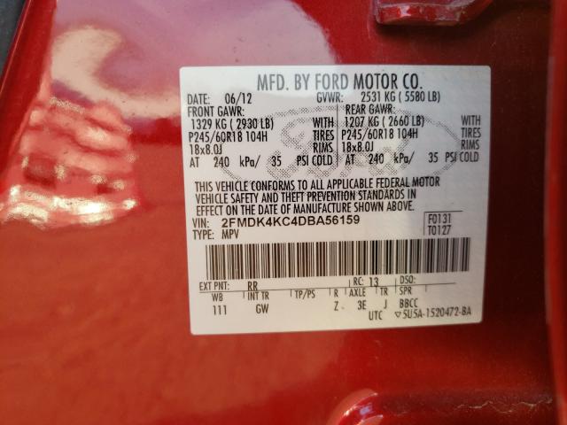 Photo 9 VIN: 2FMDK4KC4DBA56159 - FORD EDGE LIMIT 