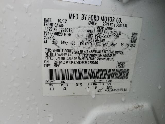 Photo 13 VIN: 2FMDK4KC4DBB25545 - FORD EDGE LIMIT 