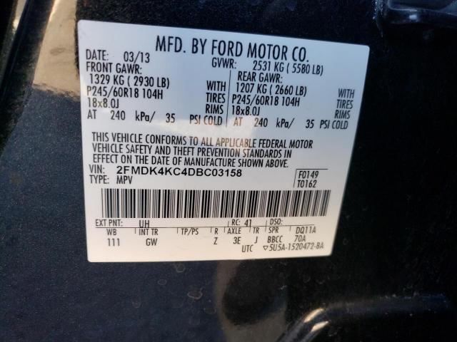 Photo 9 VIN: 2FMDK4KC4DBC03158 - FORD EDGE LIMIT 