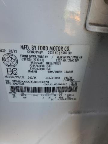 Photo 12 VIN: 2FMDK4KC4DBC07873 - FORD EDGE LIMIT 