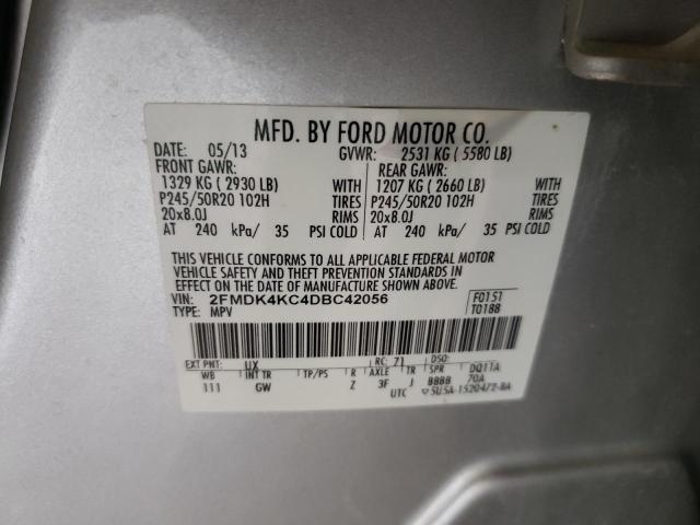 Photo 12 VIN: 2FMDK4KC4DBC42056 - FORD EDGE LIMIT 