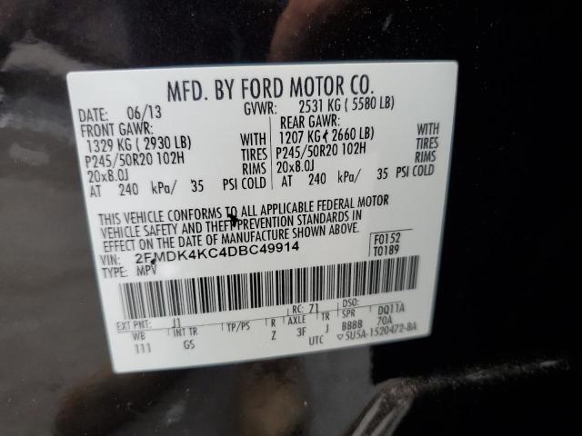 Photo 12 VIN: 2FMDK4KC4DBC49914 - FORD EDGE 